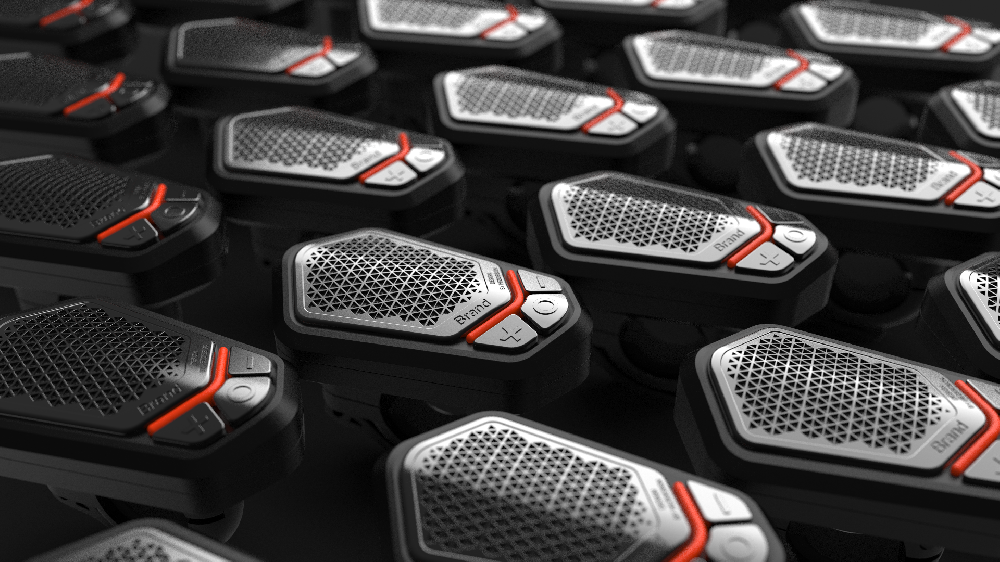 摩托車藍(lán)牙音箱的產(chǎn)品外觀設(shè)計